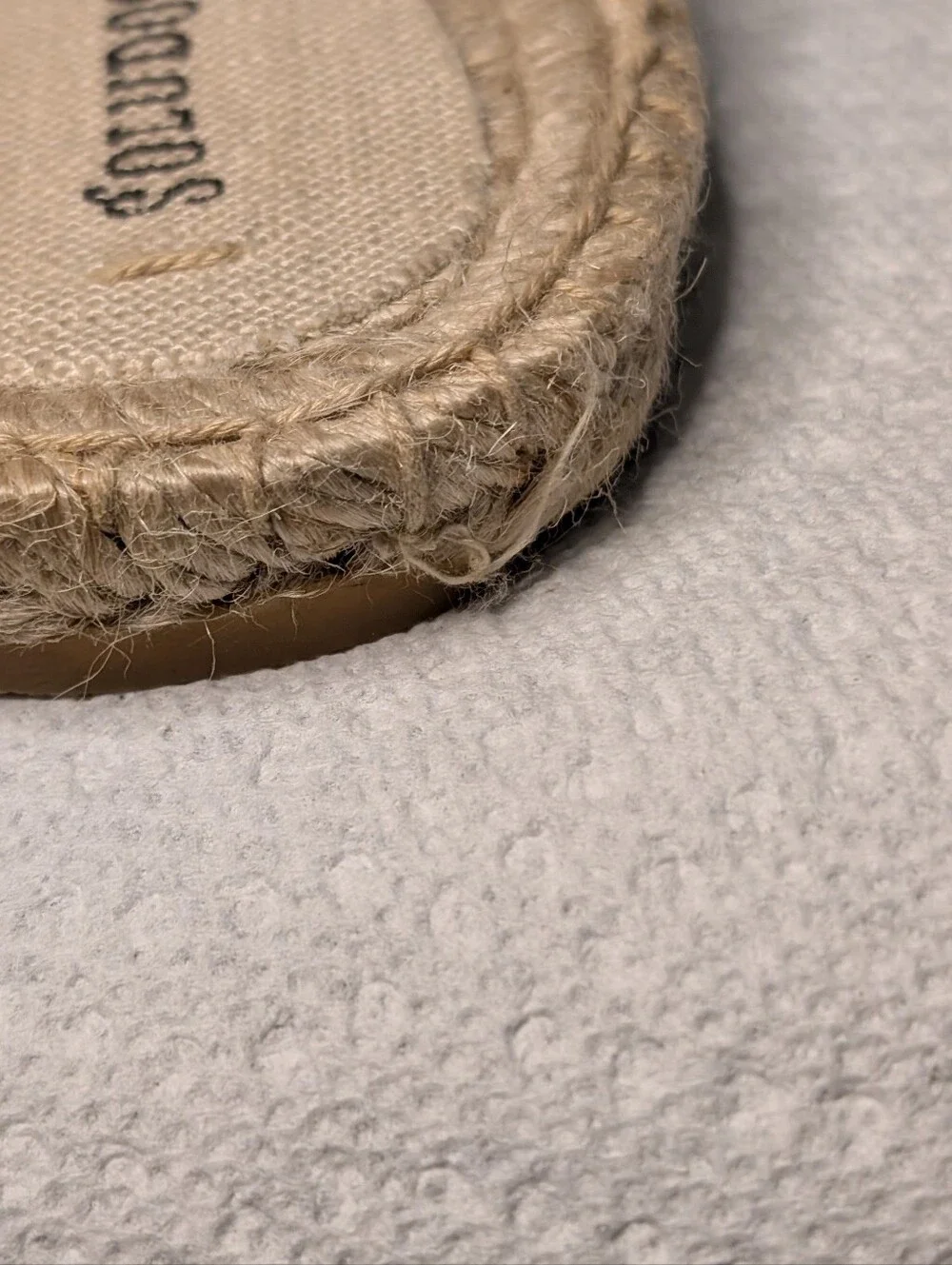 Soludos Summer 3D Flowers Embroidered Smoking Mule Espadrilles size 10 Linen